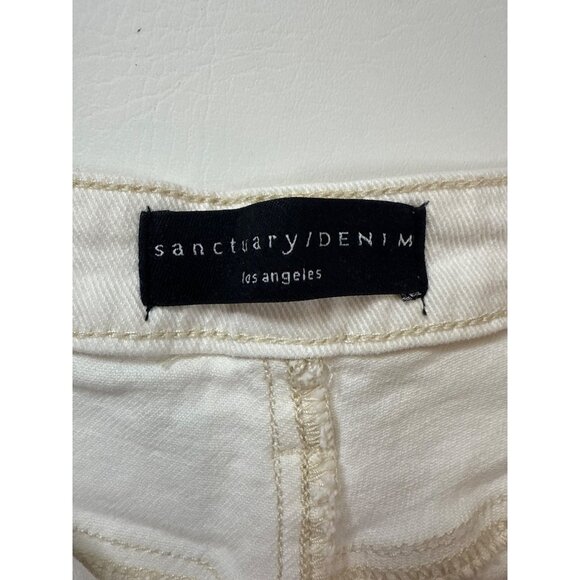 Sanctuary Brooklyn Women White High-Waisted Cargo Jogger sz 28 Pants (bin ii164) - Picture 13 of 16